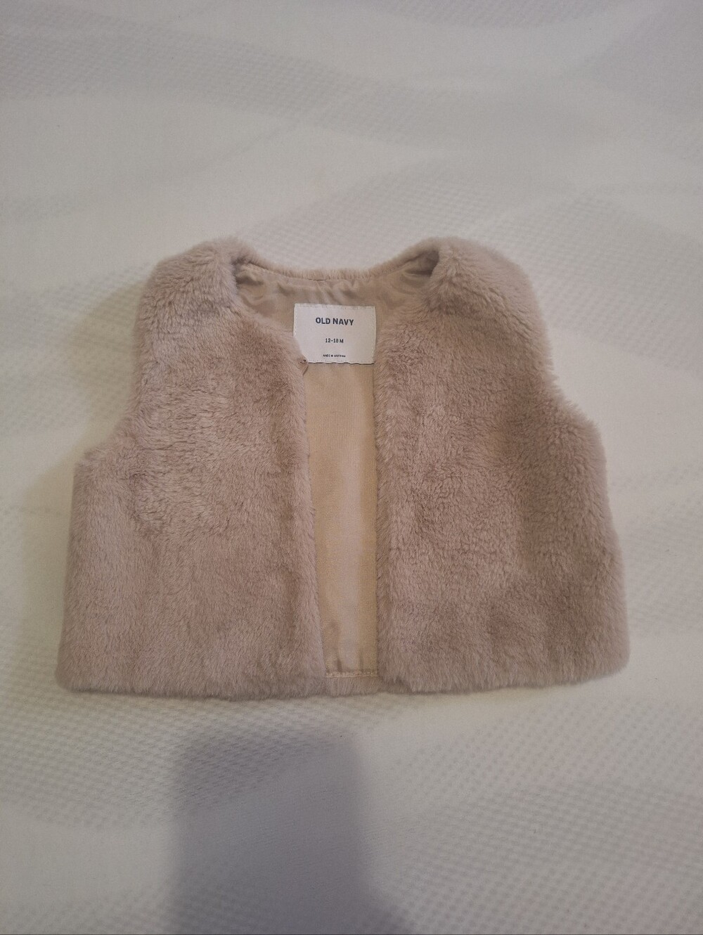 Old Navy Girls Faux Fur Vest
